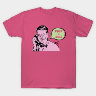 Telephone Calls are Rock and Roll! Retro Comic Book Advertising! T-Shirt